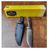 Buck knife with hard sheath and box
