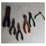Needle nose pliers and wire cutters