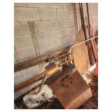 Large metal lot. Long pipes and various pieces