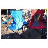 2 portable camping chairs