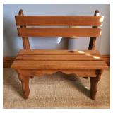20x20x11 kid or doll bench