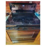 30x48x27 GE general electric oven with glass top