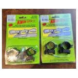 Two scope mounts Kwik site