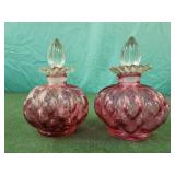 Maybe FENTON? CRANBERRY DIAMOND OPTIC SQUAT