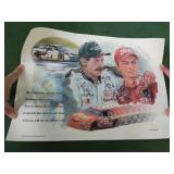 2 photos of Dale Earnhardt and Dale Earnhardt Jr