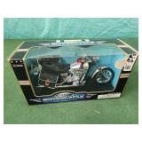 Classic Motorcycle silver 1:13 die cast