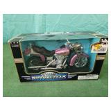 Classic Motorcycle purple 1:13 die cast
