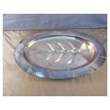 Meridian 18" footed serving tray. No#