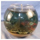 Earnhardt family gel candle. Signed by Kerry