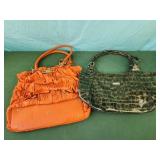 Sag Harbor green bag ,orange JM bag