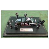 Dale Earnhardt displayed car and crew in case