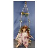 Cathay collection fairy doll on a swing