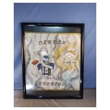 Peyton Manning framed artwork 17 1/4 x 21