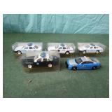 Die cast police cars