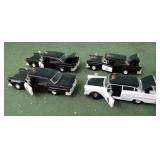 Die cast police cars
