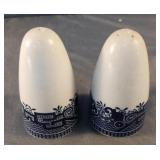 Vintage Churchill Blue Willow salt and pepper