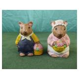 Mice salt and pepper shakers