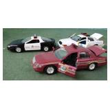 Die cast police cars