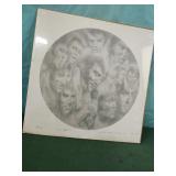 Andrews 8/200 Elvis drawing 1985. 16.5 x 16.5