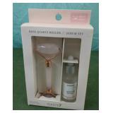 Rose Quartz Roller & Serum Set
