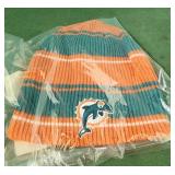 Miami dolphins knit hat