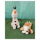Olaf from Frozen stuffed animal, Ty beanie baby