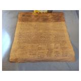 Declaration of independence 13 3/4 x 15 1/2