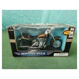 Classic Motorcycle Brown 1:13 Scale Die Cast