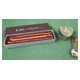 Metal Filigree Heart Shaped Trinket Jewelry Ring