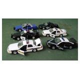 Die cast police cars