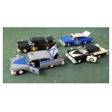 Die cast police cars