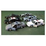 Die cast police cars