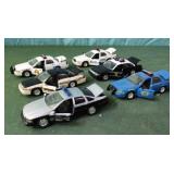 Die cast police cars