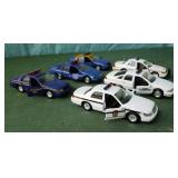 Die cast police cars