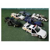 Die cast police cars