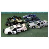 Die cast police cars
