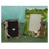 Golf photo frames