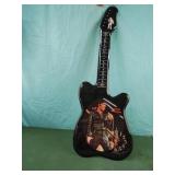 Guitar Elvis wall clock 11 x 32