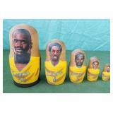 Lakers nesting doll set including O