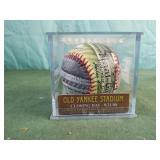 Old Yankee Stadium collectible ball