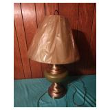 31" lamp green base