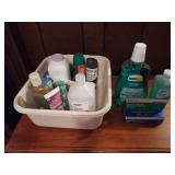 Rubbing alcohol, mouth wash, powder and