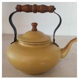 Vintage tin Teapot  8" tall