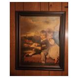 The Bowden Children 23x27 Wood frame Print