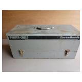 Metal Tool Box w/ Misc Hardware