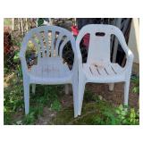 (2) Plastic Chairs