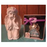 Angel message reader and 8" resin angel