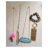 Troll necklace, myrtle beach necklace, keychain,