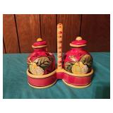 Elements ceramic oil and vinegar colorful set