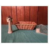 Angel 6" figurine, lighthouse glass decor ,small